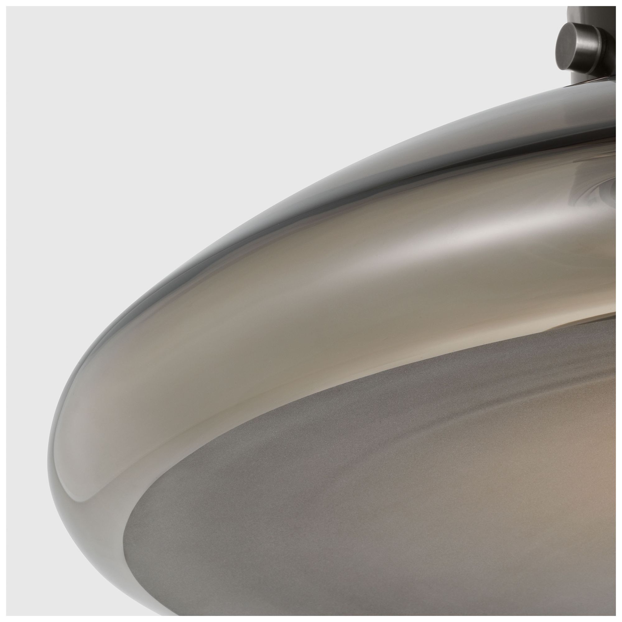 Image 5 Visual Comfort Modern Warm Dim LED 16 inch Bronze and Smoked Glass Pendant more views