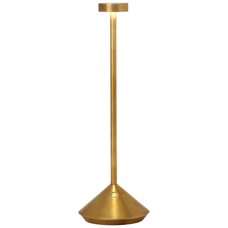 Image 1 Visual Comfort Moneta 13" High Rechargeable Cordless Accent Table Lamp