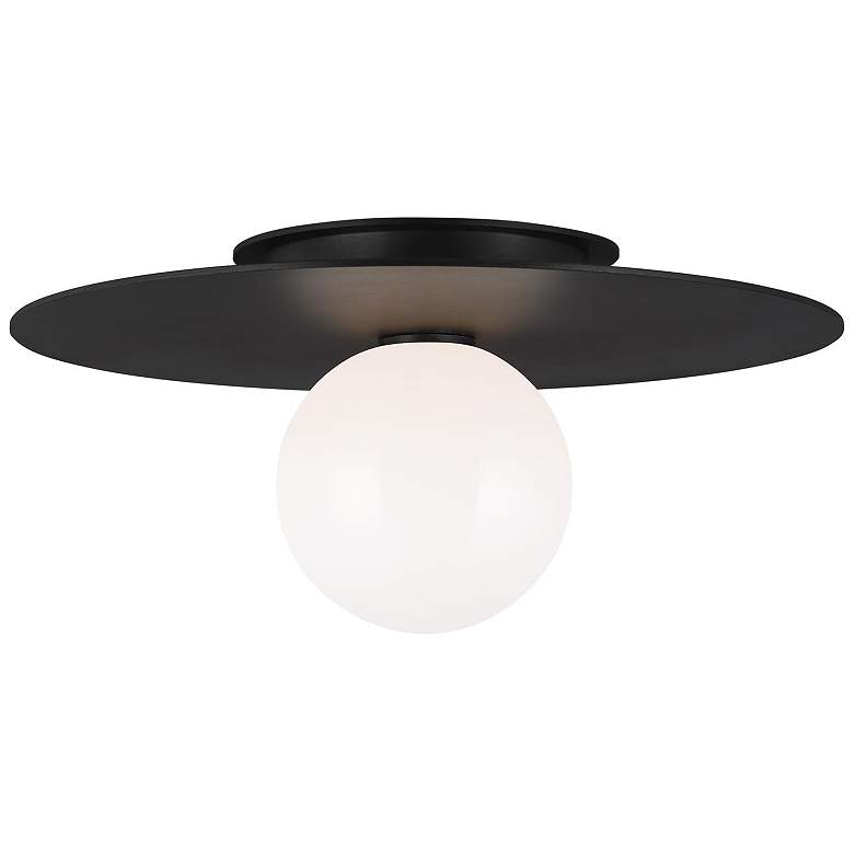 Image 2 Visual Comfort Nodes 14" Wide Midnight Black Ceiling Light more views