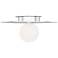 Visual Comfort Nodes 14" Wide Polished Nickel Ceiling Light