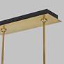 4_Visual Comfort Nyra 60" Plated Brass LED Linear Chandelier more views