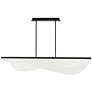 Thumbnail2 of Visual Comfort Nyra 60" Wide Black LED Linear Chandelier