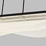 Thumbnail4 of Visual Comfort Nyra 60" Wide Black LED Linear Chandelier more views