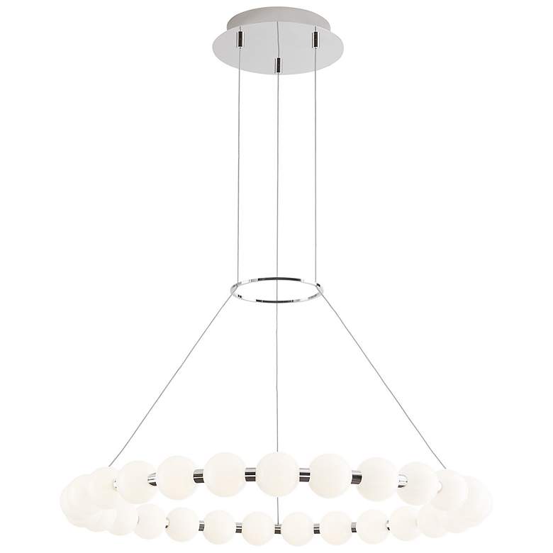 Image 1 Visual Comfort Orbet 30" Wide Polished Nickel LED Chandelier