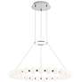 1_Visual Comfort Orbet 30" Wide Polished Nickel LED Chandelier