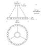 7_Visual Comfort Orbet 36" Natural Brass Modern LED Ring Chandelier more views