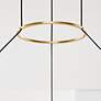 Visual Comfort Orbet 36" Wide Natural Brass LED Chandelier