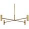 Visual Comfort Ponte 36" Wide Brass LED 4-Light Chandelier