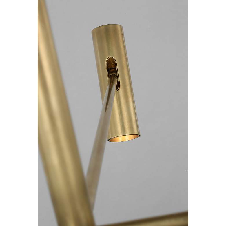 Image 2 Visual Comfort Ponte 36" Wide Brass LED 4-Light Chandelier more views