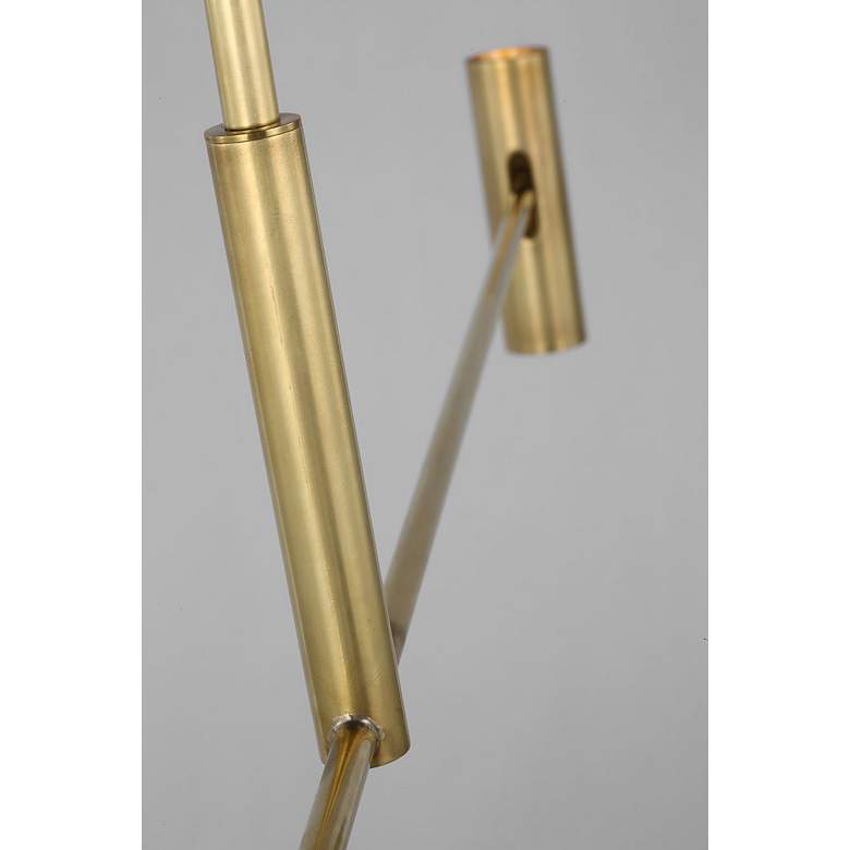 Image 3 Visual Comfort Ponte 36" Wide Brass LED 4-Light Chandelier more views