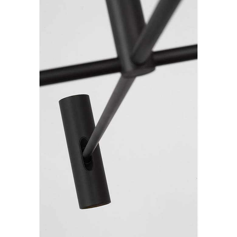 Image 2 Visual Comfort Ponte 36"W Nightshade Black LED Chandelier more views