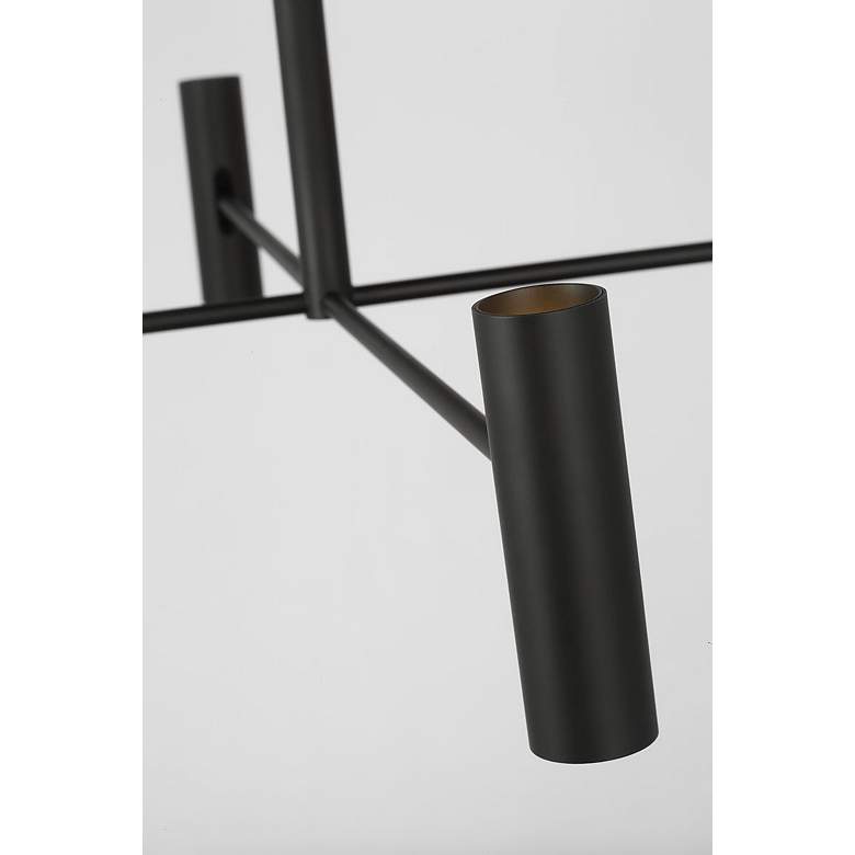 Image 3 Visual Comfort Ponte 36"W Nightshade Black LED Chandelier more views