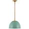 Visual Comfort Robbie 15 1/2"W Burnished Brass Pendant Light