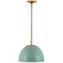 2_Visual Comfort Robbie 15 1/2"W Burnished Brass Pendant Light more views