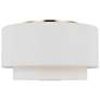 1_Visual Comfort Sawyer 18" Wide Burnished Brass Ceiling Light