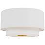 2_Visual Comfort Sawyer 18" Wide Burnished Brass Ceiling Light more views