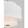 3_Visual Comfort Sawyer 26"W Burnished Brass Pendant Light more views