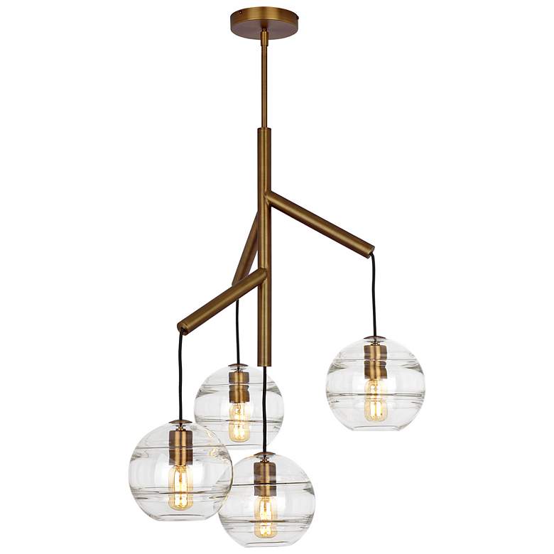 Image 2 Visual Comfort Sedona 24 1/2" Wide Aged Brass Chandelier