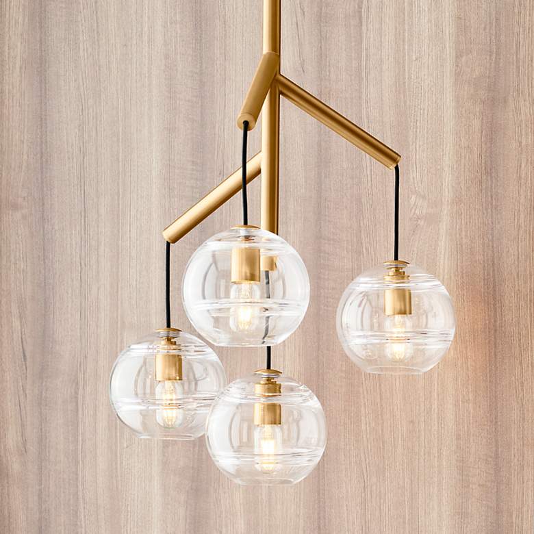 Image 1 Visual Comfort Sedona 24 1/2" Wide Aged Brass Chandelier