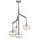Visual Comfort Sedona 24 1/2"W Satin Nickel Clear Glass Chandelier
