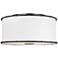 Visual Comfort Studio Aldric Medium Flush Mount A19 18.62" Aged Iron