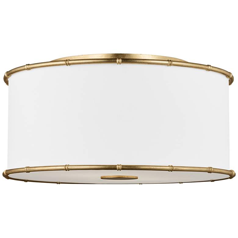 Image 1 Visual Comfort Studio Aldric Medium Flush Mount A19 18.62" Gild
