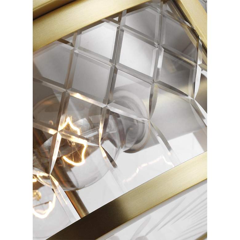 Image 4 Visual Comfort Studio Alec 13" Wide Burnished Brass Ceiling Light more views