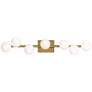Visual Comfort Studio  Altair 7 - Light Vanity  T4  32"  Burnished Brass