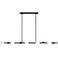 Visual Comfort Studio Altair Large Linear Chandelier T4 49.25" Aged Iron