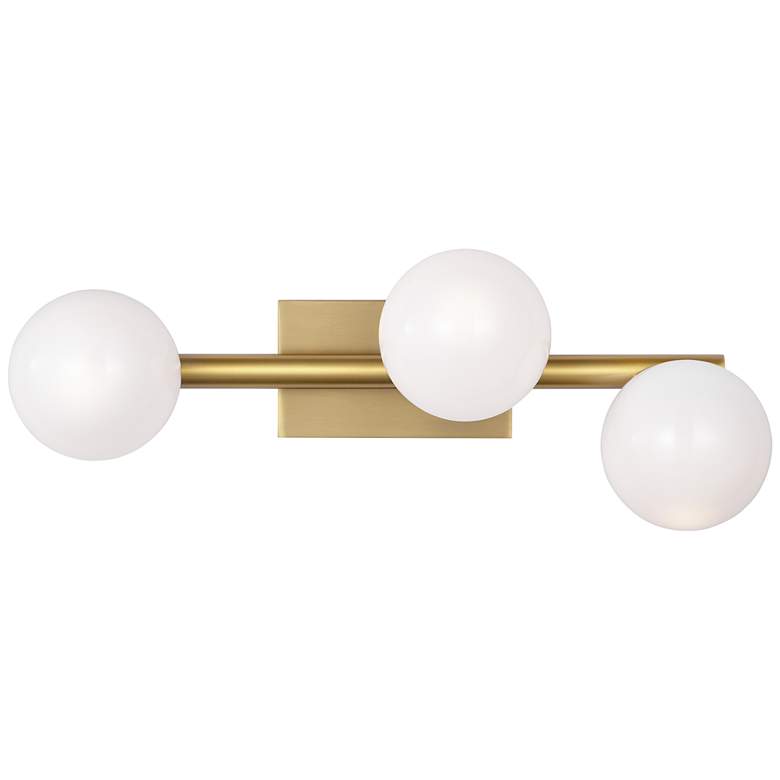 Image 1 Visual Comfort Studio Altair Small Sconce T4 16" Burnished Brass