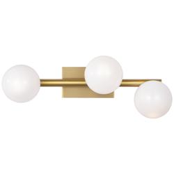 Visual Comfort Studio  Altair Small Sconce  T4  16"  Burnished Brass