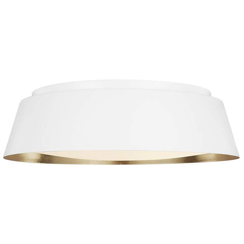 Image 1 Visual Comfort Studio Asher Matte White Ceiling Light 4 Candelabra Torpedo