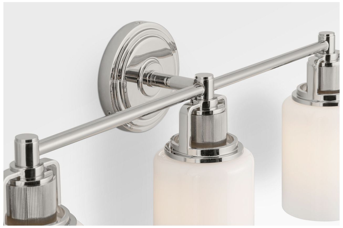 Image 4 Visual Comfort Studio Ashford 24 Bath Polished Nickel A19 more views