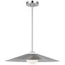 Visual Comfort Studio  Astra Medium Pendant  A19  24"  Brushed Nickel