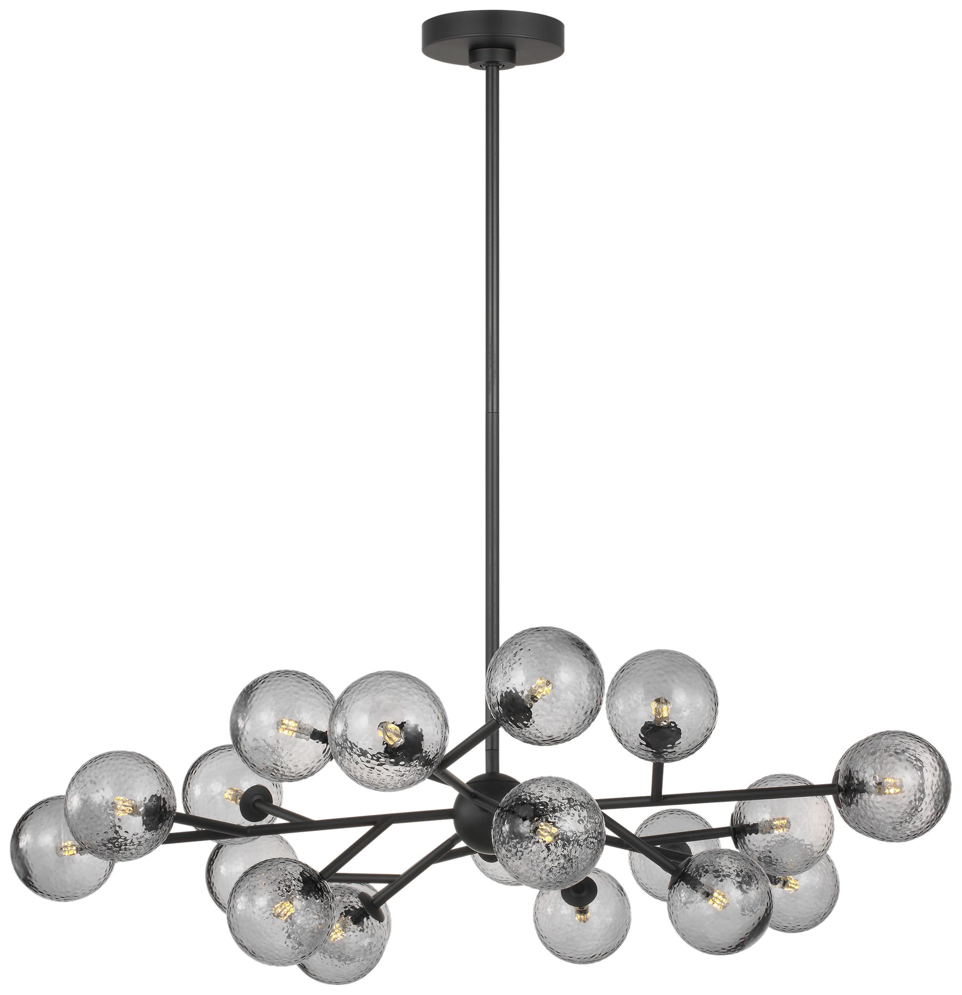 Image 2 Visual Comfort Studio  Atticus 32" Chandelier  B11     Black more views