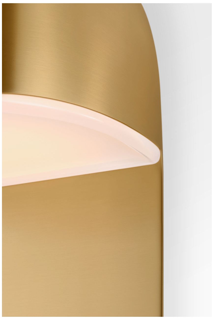 Image 2 Visual Comfort Studio Axel 16 Sconce Burnished Brass LED more views