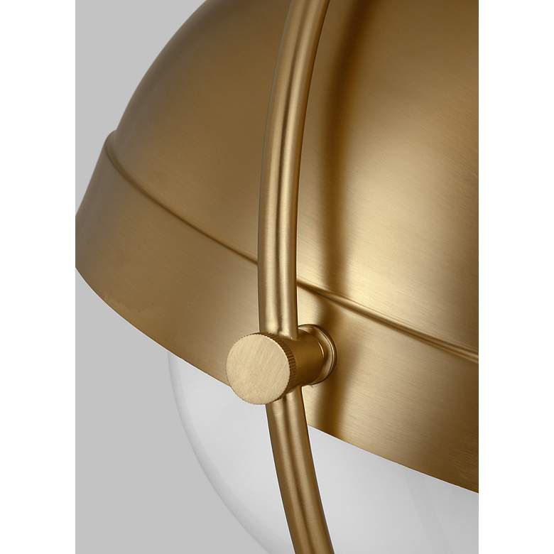 Image 4 Visual Comfort Studio Bacall Large Burnished Brass Pendant 1 E26 A19 60w more views