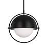Thumbnail2 of Visual Comfort Studio Bacall XL Aged Iron Pendant 1 E26 Medium A19 60w more views