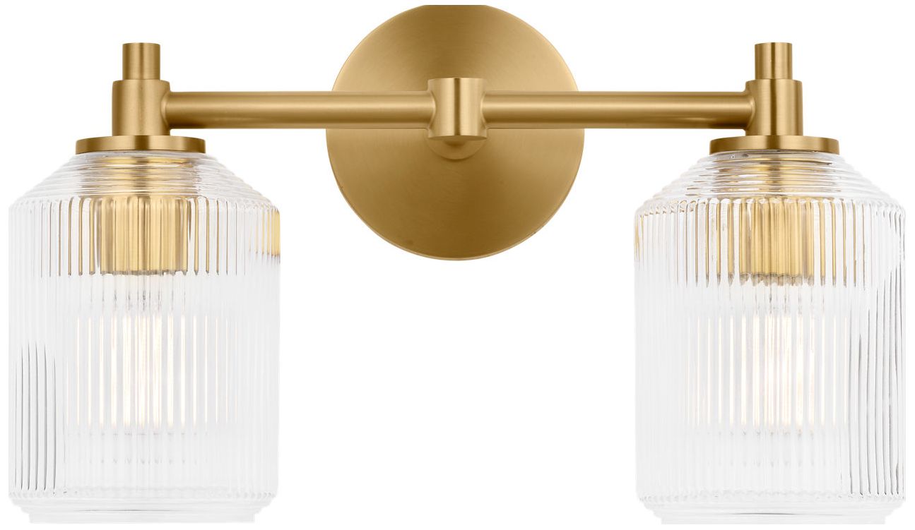 Visual Comfort Studio Barstow 15 Bath Burnished Brass A19