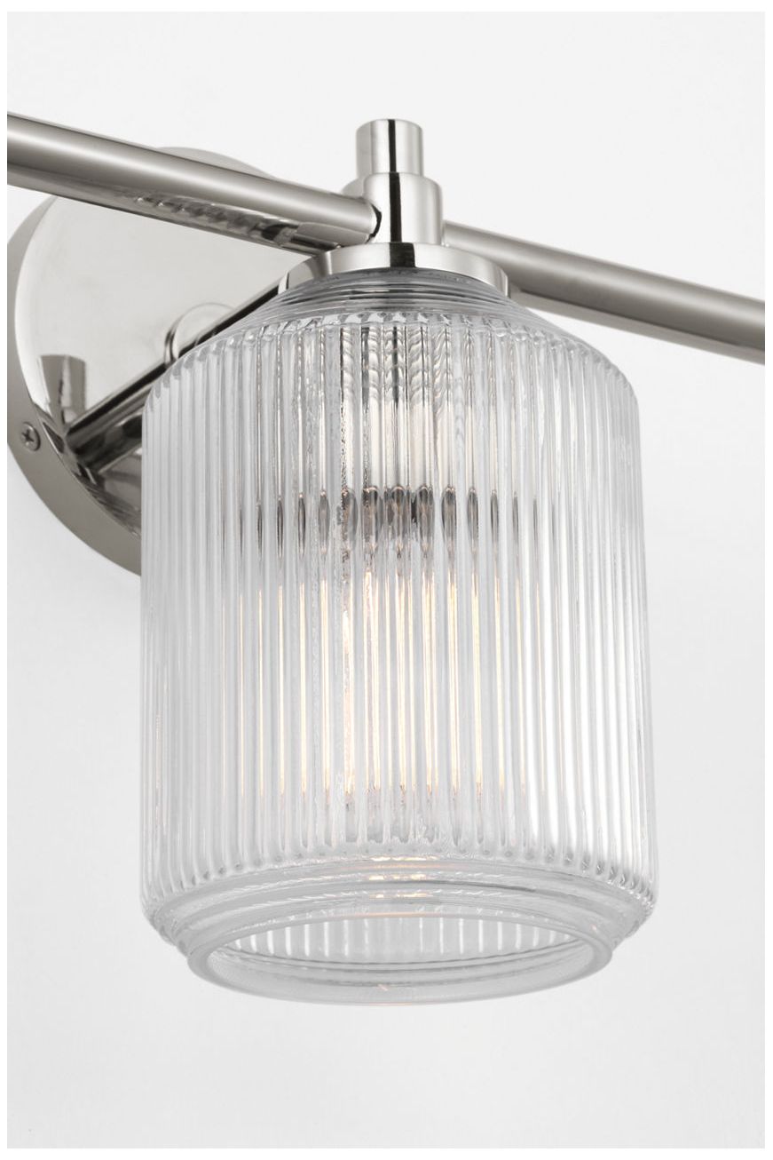 Image 4 Visual Comfort Studio Barstow 26 Bath Polished Nickel A19 more views