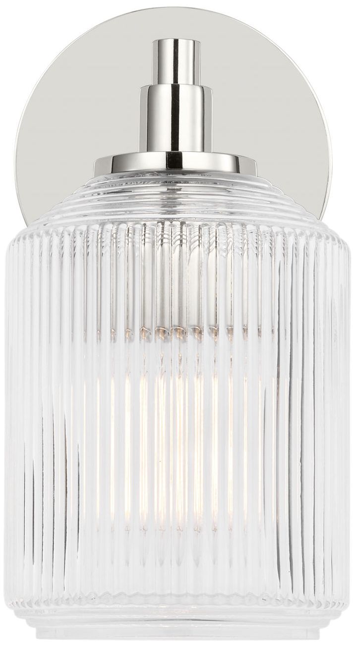 Image 5 Visual Comfort Studio Barstow 9 Bath Polished Nickel A19 more views