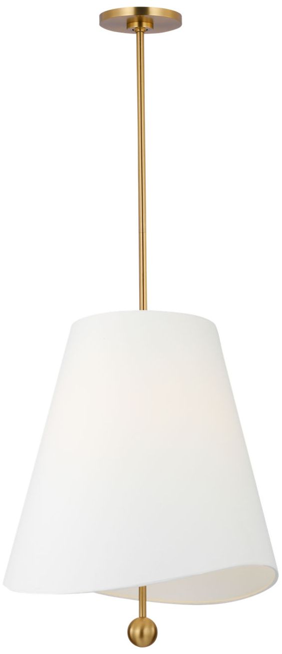 Image 2 Visual Comfort Studio Beauvoir 18 Hanging Shade Burnished Brass B11 more views