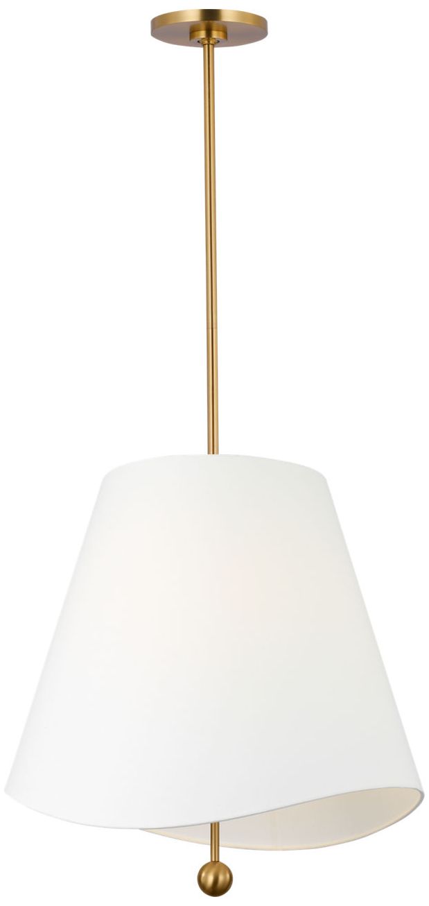 Image 2 Visual Comfort Studio Beauvoir 24 Hanging Shade Burnished Brass B11 more views