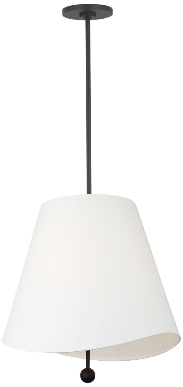 Image 2 Visual Comfort Studio Beauvoir 24 Hanging Shade Midnight Black B11 more views