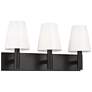 Visual Comfort Studio  Beckham Classic 3 Lt  Vanity B10  21.12"  Aged Iron