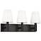 Visual Comfort Studio Beckham Classic 3 Lt Vanity B10 21.12" Aged Iron