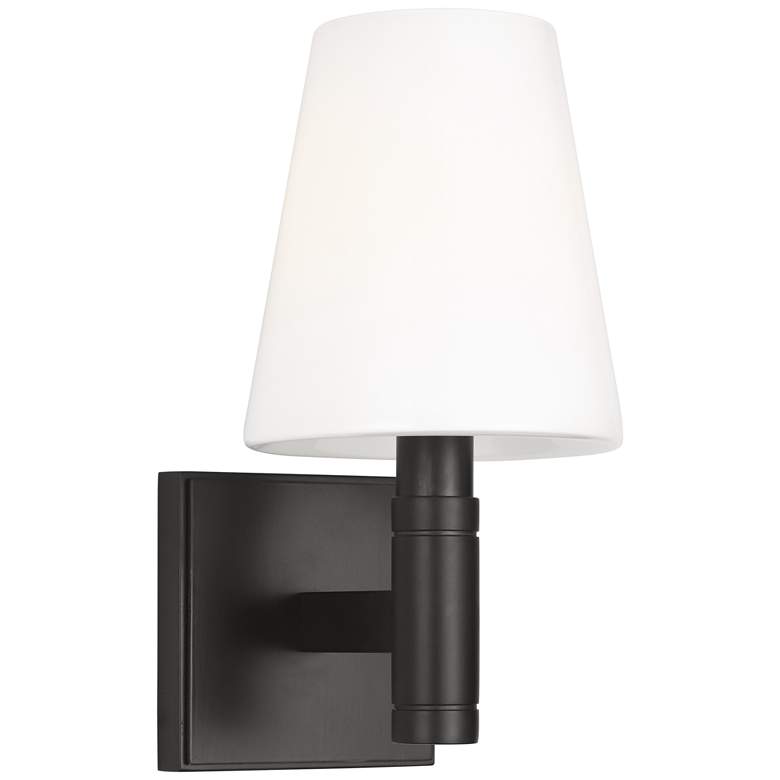Image 1 Visual Comfort Studio Beckham Classic Square Sconce B10 5.5" Aged Iron