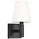 Visual Comfort Studio Beckham Classic Square Sconce B10 5.5" Aged Iron