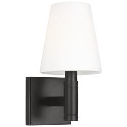 Visual Comfort Studio  Beckham Classic Square Sconce B10 5.5"  Aged Iron