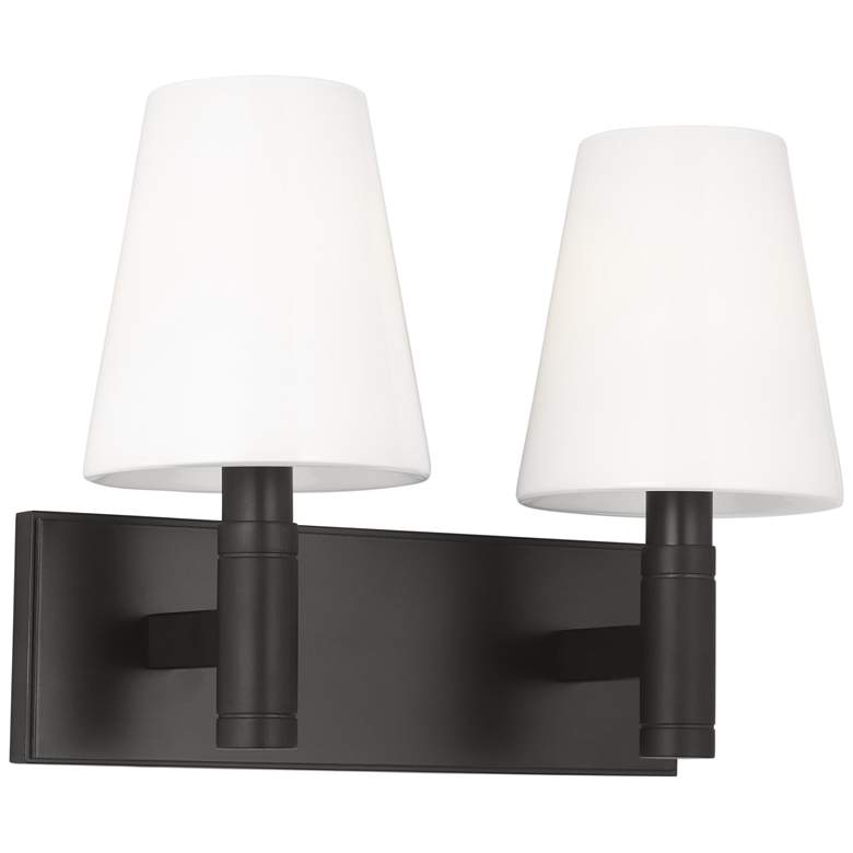 Image 1 Visual Comfort Studio Beckham Classic Vanity B10 13.25" Aged Iron